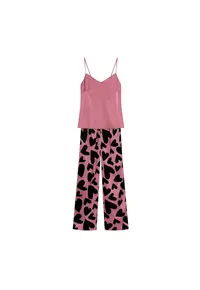 Pijama damska Jenya Violet - Inimioare