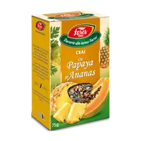 Ceai cu papaya si ananas, 75g, Fares