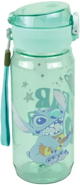 Sticlă de apă GIM Stitch - Having a Blast, 600 ml cu deschidere