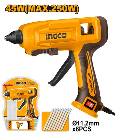 Pistol Lipit Plastic 45-250W GG408 – pistol lipit silicon 11.2mm debit 20-30g/min incalzire rapida 3-5min