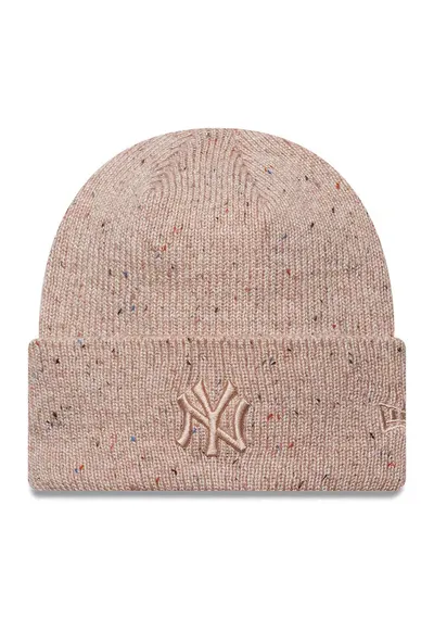 Caciula cu broderie logo - Maro camel