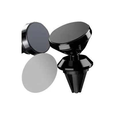 Suport auto de telefon, prindere magnetica, inclinare 90 grade, rotatie 360 grade, 4,5x3,4x3,4 cm