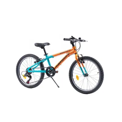 Bicicleta copii Pegas Mini Drumet - 20 inch, Portocaliu/Turcoaz