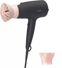 Uscător de păr Philips - Series 3000 BHD350/10, 2100W, 6 viteze, negru