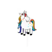 Lumânare party Unicorn Rainbow