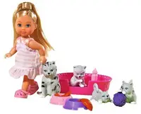 Set de joaca Simba Toys Evi Love - Evi prietena animalelor cu pisicute