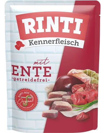 RINTI Kennerfleisch rață 400 g hrană câini adulți