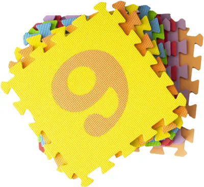 Puzzle cu podea moale - Numere, 10 buc