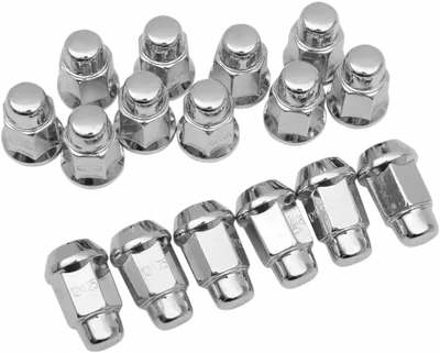 Set 16 suruburi roata, 12mm x 1.25 cu conicitate 60 grade, cap 17mm, culoare cromat, ITP