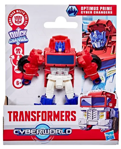 Figură de acțiune Hasbro Transformers Cyberworld - Optimus Prime Cyber Changers, transformare