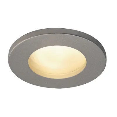 Spot incastrat, DOLIX OUT Ceiling lights GU10, grey round, silver-grey