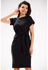 Rochiedama Bumbac - Negru M302