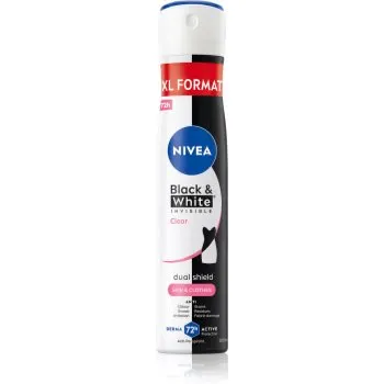 NIVEA Black & White Invisible Clear spray anti-perspirant pentru femei