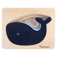 Puzzle de inserat din lemn Whale – Kindsgut