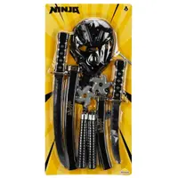 Set masca, sabie si accesorii, Ninja, 8 piese