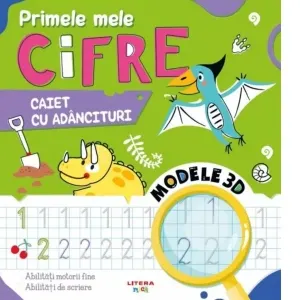 Primele mele cifre. Caiet cu adancituri