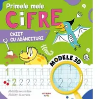 Primele mele cifre. Caiet cu adancituri