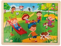 Puzzle din lemn Nowa Szkola - Primăvară, 24 piese