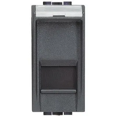 Priza RJ 45 LiVinglight Cat. 5e - UTP - Antracit - 1 modul