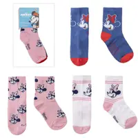 Set 3 perechi de șosete, mărimea 23-26 EU, Cerda, Minnie Mouse