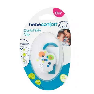 Lantisor suzeta in forma de X Bebe Confort Blue