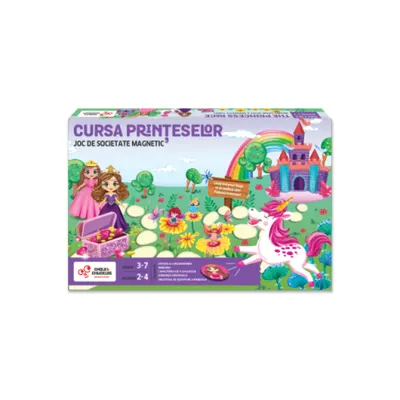 Joc de societate magnetic - cursa printeselor