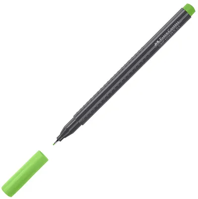 Liner Faber-Castell Grip - Verde ierbos, 0.4 mm