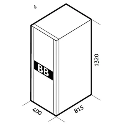 Dulap cu baterii pt. USSD1000DR 240V 40Ah (incl. bat)