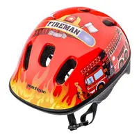 Casca copii Meteor KS06 Firetracker S 48-52 cm, roșie