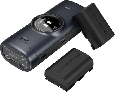 Set încărcător cu două baterii SmallRig - 5695, Canon LP-E6P, negru