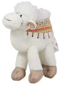 Jucărie de pluș Amek Toys - Camilla, alb, 24 cm