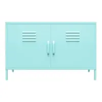 Dulap metalic albastru deschis 100x64 cm Cache - Novogratz