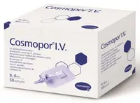 Plasture steril pentru fixarea branulelor Cosmopor I.V, 8 x 6cm, 50 bucati, Hartmann