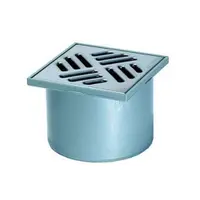 Sifon pardoseala baie cu grilaj Kessel, System 125