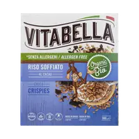 Cereale de orez fără gluten cu glazură de ciocolată - 300 g Vitabella Bio