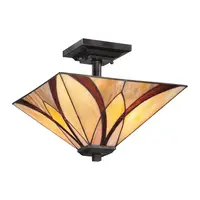 Plafoniera Asheville 2 Light Semi-Flush