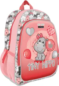 Ghiozdan școalăr Lizzy Card Lollipop Thiny Hippo - Junior +
