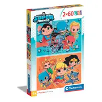Puzzle 2 x 60 piese Clementoni DC Comics Super Friends 21624