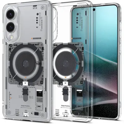 Husa MagSafe pentru Samsung Galaxy S25 Edge S937, Spigen, Ultra Hybrid Neo One, Transparenta ACS09416