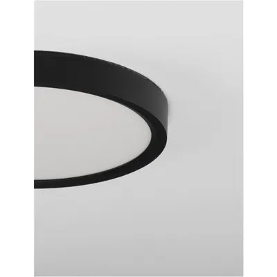 Plafoniera DIXIE Negru ABS & Acrylic LED 24 Wat 220-240V 2400Lm Selectable - 3CCT 3000K/4000K/6500K IP20