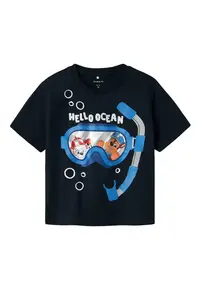 Tricou baieti 13240711 - Bumbac/Elastan - Bleumarin - Bleumarin