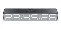 Boxa Portabila cu Ceas Alarma SD Bluetooth Andowl QYXB133