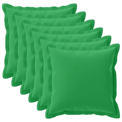 vidaXL Husă pentru pernă 6 buc. HOUTEN Verde 80 x 80 cm Poliester