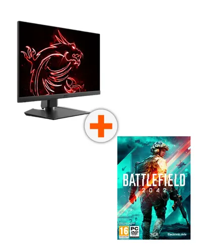 Set gaming MSI - Optix MAG251RX + Battlefield 2042 (PC)