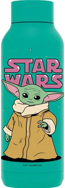 Sticlă termică Quokka Disney - Star Wars, The Mandalorian Grogu, 510 ml