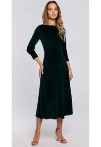 Made of Emotion Rochie midi de dama Tiollohn M557 verde - Verde