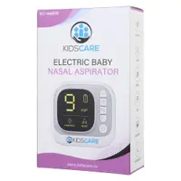 Aspirator nazal electric KidsCare, 9 trepte absorbtie, 4 varfuri, melodii pentru copii, lumina de veghe, acumulator inclus