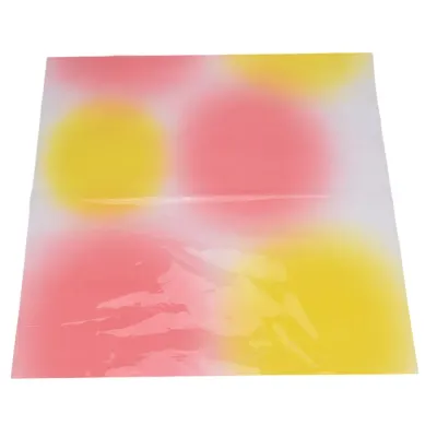 Foi de ambalat decorative din plastic - roșu (set 20 buc) 58x58cm - Default Title