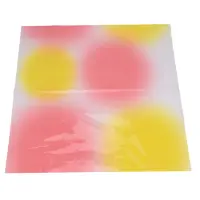 Foi de ambalat decorative din plastic - roșu (set 20 buc) 58x58cm - Default Title