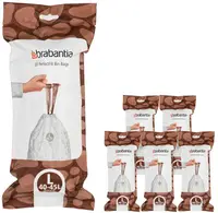 Sac de gunoi Brabantia - PerfectFit FlatBack+/Touch, mărimea L, 40 - 45 l, 120 buc